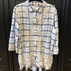 Johnny Was 3J Workshop Embroidered Tunic top